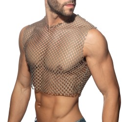 Tank top of the brand ADDICTED - Crop Top Flamboyant - Noir - Ref : ADP12 C10
