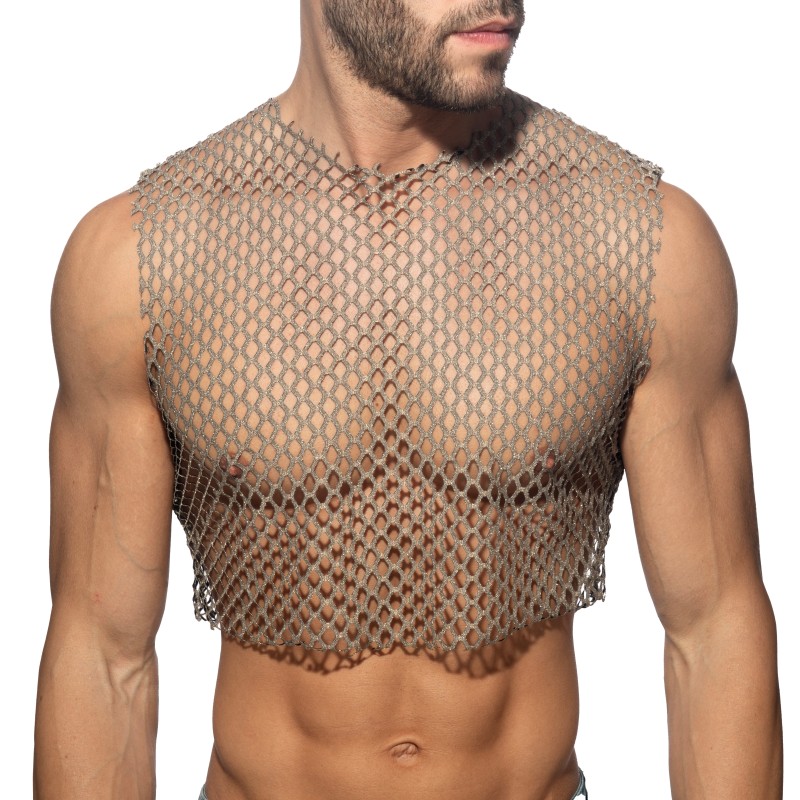 Tank top of the brand ADDICTED - Crop Top Flamboyant - Noir - Ref : ADP12 C10 Tank top of the brand ADDICTED - Crop Top Flamboyant - Noir - Ref : ADP12 C10