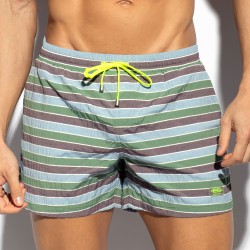 Multi Stripes Pantaloncini da bagno - Cachi - ES collection : vendi...