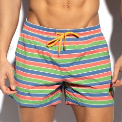 Multi Stripes Pantaloncini da bagno - Verde - ES collection : vendi...