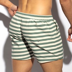 Short de bain de la marque ES COLLECTION - Short de Bain Prisoner Board - Vert - Ref : 2507 C18