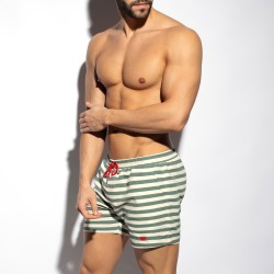 Short de bain de la marque ES COLLECTION - Short de Bain Prisoner Board - Vert - Ref : 2507 C18