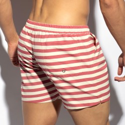 Short de bain de la marque ES COLLECTION - Short de Bain Prisoner Board - Rouge - Ref : 2507 C29
