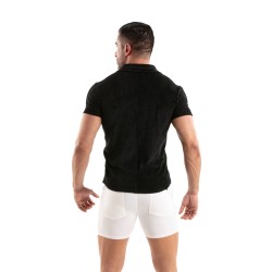 Chemise de la marque TOF PARIS - Chemise Tricotée En Velours Côtelé Tof Paris - Noir - Ref : TOF512N