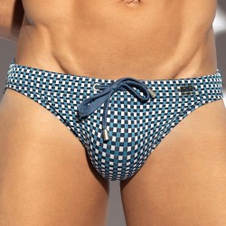 Slip de bain de la marque ES COLLECTION - Bikini de Bain Orak - Bleu - Ref : 2501 C16