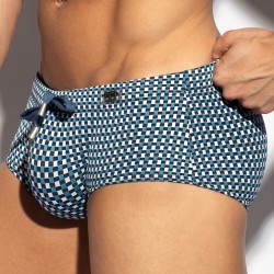 Boxer, shorty de bain de la marque ES COLLECTION - Trunk de Bain Orak - Bleu - Ref : 2502 C16