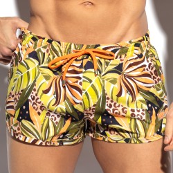 Boxer Shorts, Bath Shorty of the brand ES COLLECTION - Seychelles Swim Shorts - Khaki - Ref : 2514 C12