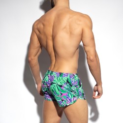 Boxer corti, bagno Shorty del marchio ES COLLECTION - Seychelles Swim Shorts - Viola - Ref : 2514 C19