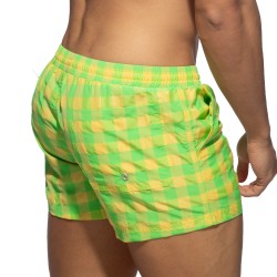 Badehosen der Marke ADDICTED - Flashy Squares Badeshorts - Gelb - Ref : ADS350 C03