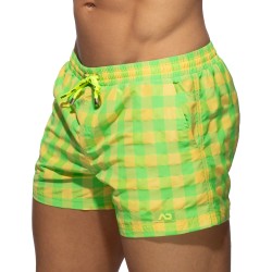 Shorts de baño Flashy Squares - Amarillo - ADDICTED : venta de Shor...