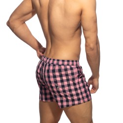 Bath Shorts of the brand ADDICTED - Flashy Squares Swim Shorts - Pink - Ref : ADS350 C05