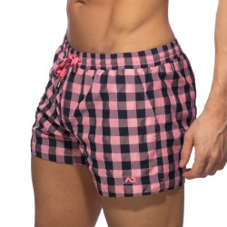 Llamativos shorts de baño cuadrados - Rosa - ADDICTED : venta de Sh...