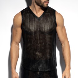 Débardeur V-Neck Wysiwyg - Noir - ES collection : vente débardeurs ...