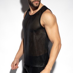 Tank top der Marke ES COLLECTION - Wysiwyg Tanktop mit U-Ausschnitt - Schwarz - Ref : TS347 C10
