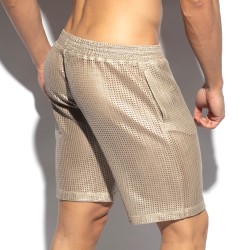 Bermuda de la marque ES COLLECTION - Bermuda Wysiwyg - Beige - Ref : SP346 C28