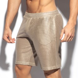 Bermuda de la marque ES COLLECTION - Bermuda Wysiwyg - Beige - Ref : SP346 C28