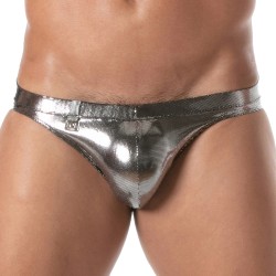 Slip de la marca TOF PARIS - Mini Calzoncillos Fiesta Tof Paris - Plata - Ref : TOF551A