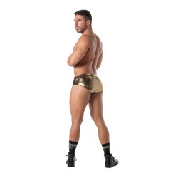 Slip, Tanga de la marque TOF PARIS - Slip Fiesta Tof Paris - Or - Ref : TOF552O