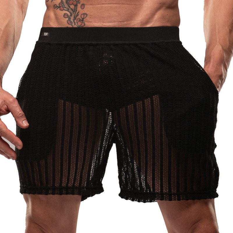 Short de la marque TOF PARIS - Short Long Transparent Tof Paris Mykonos - Ref : TOF565N
