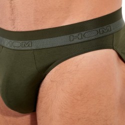 Slip, Tanga de la marque HOM - Slip HOM CLASSIC kaki - Ref : 400204 00DK