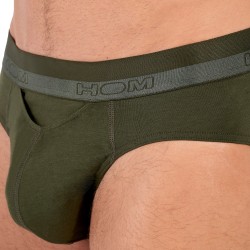 Slip, Tanga de la marque HOM - Slip HOM HO1 kaki - Ref : 359521 00DK