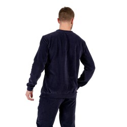 Pijamas de la marca HOM - Tenue D intérieur HOM Ronnie bleu marine foncé - Ref : 402823 00RA
