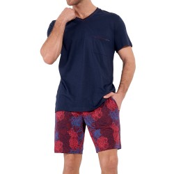 Kurzer Schlafanzug der Marke HOM - Pyjama Court HOM Bouquet - Ref : 403061 P0ZQ