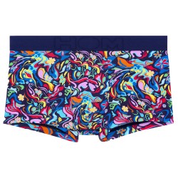 Boxer, shorty de la marque HOM - Boxer Court HOM Psychedelic - Ref : 403099 P023