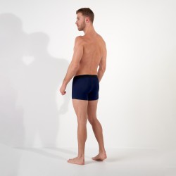 Boxer HOM Supersoft - Navy - HOM : vente shorty boxers homme HOM su...