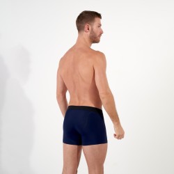 Boxer HOM Supersoft - Navy - HOM : vente shorty boxers homme HOM su...