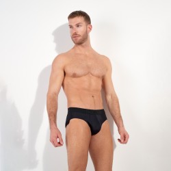 Mini Slip HOM Supersoft - Noir - HOM : vente slips et bandeaux pour...