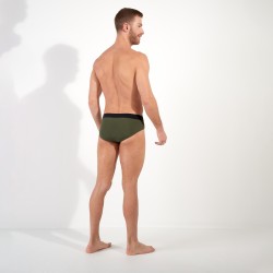 Mini Slip HOM Supersoft - Kaki - HOM : vente slips et bandeaux pour...