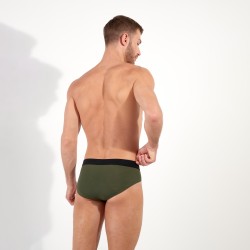 Mini Slip HOM Supersoft - Kaki - HOM : vente slips et bandeaux pour...