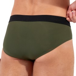 Mini Slip HOM Supersoft - Kaki - HOM : vente slips et bandeaux pour...