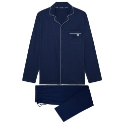 Pyjama de la marque HOM - Pyjama HOM Rafael - Navy - Ref : 403064 00RA