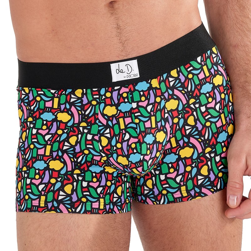 Boxer, shorty de la marque HOM - Boxer HOM x Le D Reveries Edition Limitée - Ref : 403089 P023