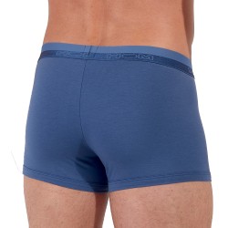 Boxer, shorty de la marque HOM - Boxer HOM HO1 Coton/Modal - Bleu Jean - Ref : 359520 0054