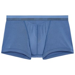 Boxer, shorty de la marque HOM - Boxer HOM HO1 Coton/Modal - Bleu Jean - Ref : 359520 0054