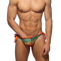 Bagno breve del marchio ADDICTED - Chicano Swim Bikini - Edizione limitata - Ref : ADS369 C04
