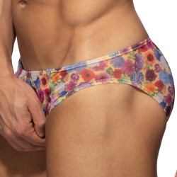Brief of the brand ADDICTED - Summer Garden Limited Edition Bikini - Yellow - Ref : AD1373 C03