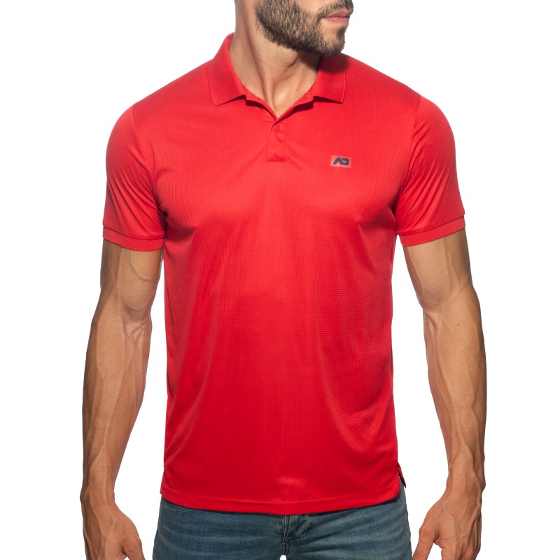 Polo Veloz Dry - Rouge - ADDICTED : vente polo pour homme ADDICTED