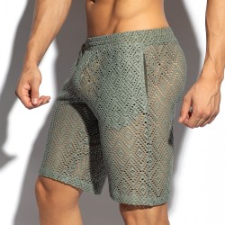 Bermuda de la marque ES COLLECTION - Bermuda Ibiza Retro - Kaki - Ref : SP330 C12