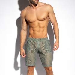 Bermuda de la marque ES COLLECTION - Bermuda Ibiza Retro - Kaki - Ref : SP330 C12