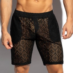 Bermuda de la marque ES COLLECTION - Bermuda Ibiza Retro - Noir - Ref : SP330 C10