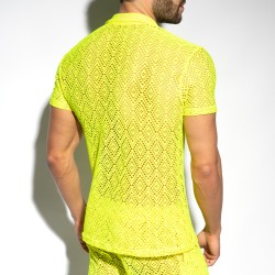 Camisa de la marca ES COLLECTION - copy of Chemise Ibiza Retro - Ivoire - Ref : SHT027 C31