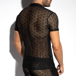 Camisa de la marca ES COLLECTION - copy of Chemise Ibiza Retro - Ivoire - Ref : SHT027 C10