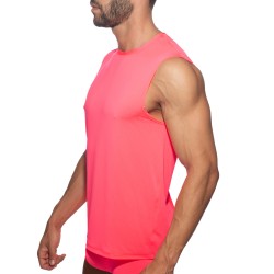 Débardeur de la marque ADDICTED - Débardeur Veloz Dry - Rose Néon - Ref : AD1328 C34