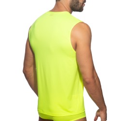 Débardeur de la marque ADDICTED - Débardeur Veloz Dry - Jaune Néon - Ref : AD1328 C31