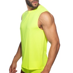 Débardeur de la marque ADDICTED - Débardeur Veloz Dry - Jaune Néon - Ref : AD1328 C31