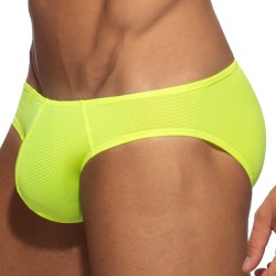 Slip, Tanga de la marque ADDICTED - Slip bikini Veloz Dry - Jaune Néon - Ref : AD1329 C31